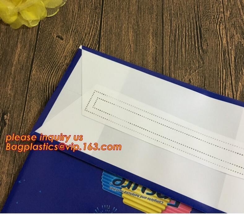 Promotional customized high quality soft loop plastic cloth bag,manufacturer custom soft loop handle polyethylene PE pla