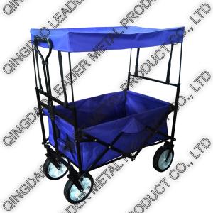 China Folding Utility Wagon with Canopy &amp; Expanded Handle - TC1011D ET wholesale