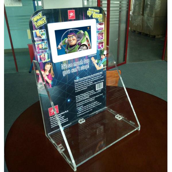 DIVX / RMVB / MOV POS LCD Display For Hospital / Schools 250cd/m2 300:1