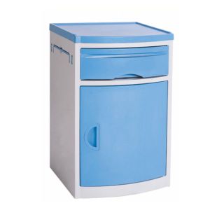China Lightweight Hospital Bedside Nightstand ABS Fireproof Easy Installation wholesale