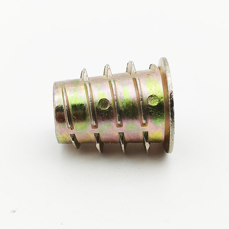 Insert Iron Hexagon Threaded Wood Insert Nuts For Wood Furniture
