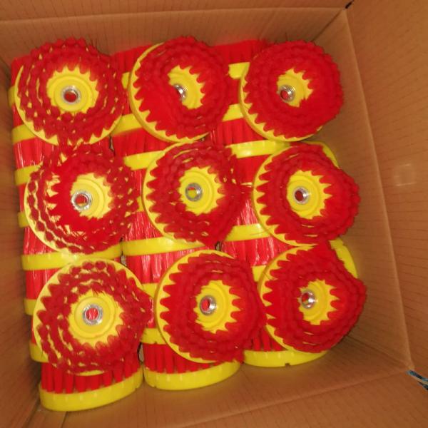 Electric Drill Brush Industrial Nylon Bristle Disc Brush for Cleaning Sofa