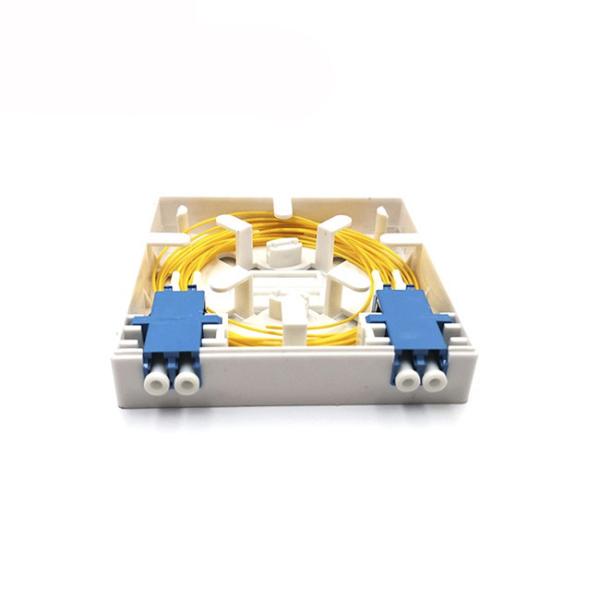 FTTH Dual Port Fiber Optic Patch Panel LC 3m 5m 10m