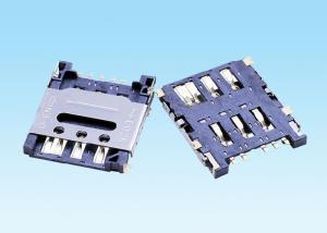 China Premium Nano SIM Card Connector 50V Voltage Rating -20 To 85℃ Operating Temp on sale