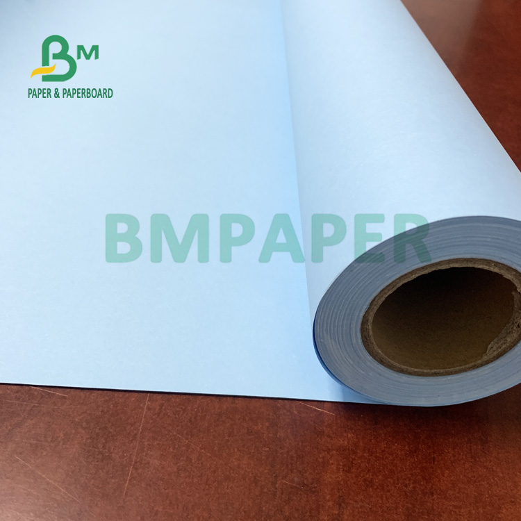 80gsm Double Sides Blue Plotter Printing Paper Good Ink Absorption