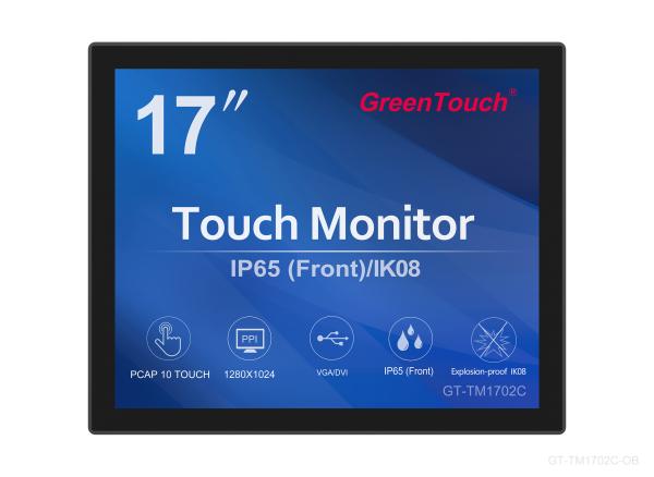Quality 5 / 4 17 Inch Open Frame Touch Screen Monitor For Pc With VGA / DVI / USB for sale