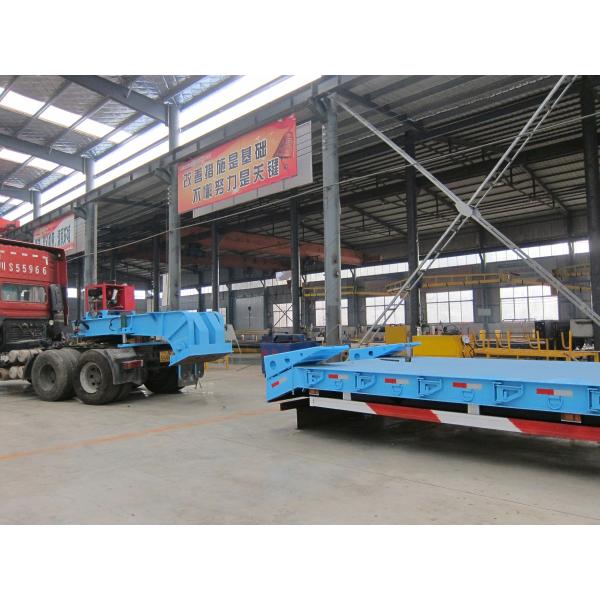 BPW Axles Low Platform 120 TON Front Loading Lowbed Trailer with Removable Gooseneck