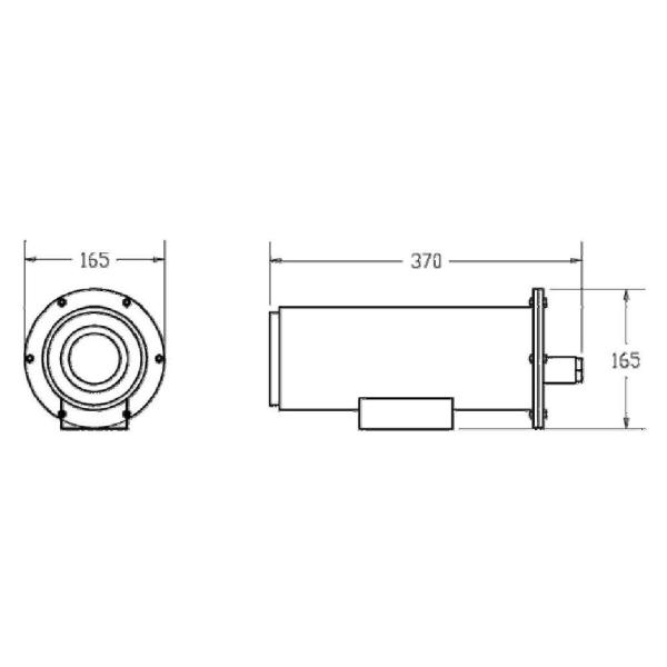 PEM400 IP68 Camera Explosion Proof Ptz Housing