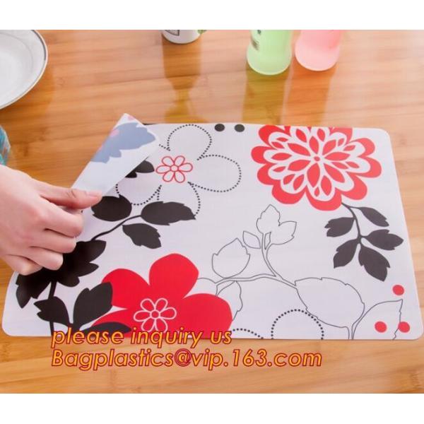 Promotional PP/PVC Placemat Table Mat With Good Quality,vinyl weven decorative PVC placemats recycled table mat,Silicon