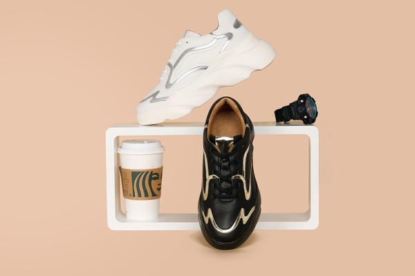 Quality Ladies Athletic Sports Shoes Custom Platform Black Non Slip Shoes for sale