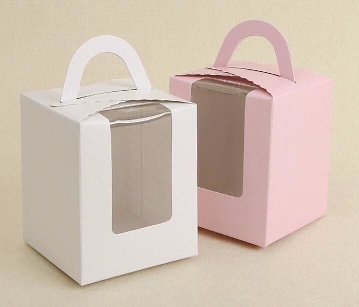 kraft paper sandwich box with window ,triangle sandwich box for packaging,Cardboard Box With Clear Window Burger Sandwic