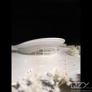 Conceptual Architectural Concept Model Making Company Aecom 1/500 Hubei Xunlong Hall
