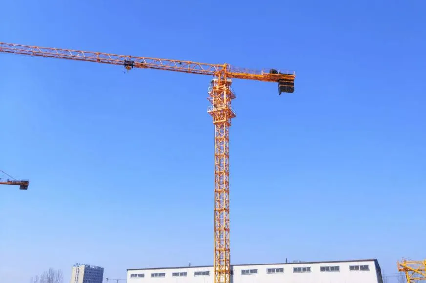 The Used Qtz 100 6013 6t Independent Height 45m Tower Crane Zoomlion