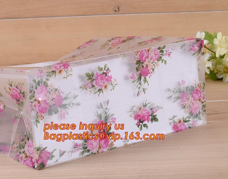Promotional customized high quality soft loop plastic cloth bag,manufacturer custom soft loop handle polyethylene PE pla