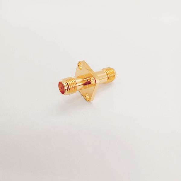 3.5mm Female To Female Adapters Millimeter Wave Stainless Steel Adapter Test Type