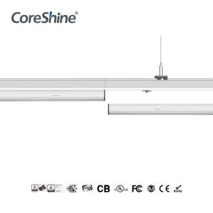 China UL 120W 8 Ft Linear LED Fixture , 150lm/W Continuous Linear LED Lighting wholesale