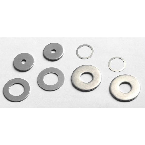 8.8 Grade Heavy Duty Flat Metal Washers High Strength Plain White Color Customized
