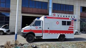 China Ambulance Car Price 2287ml Displacement Emergency Ambulance Car - 5670×2011×2726 Mm Overall Dimensions wholesale