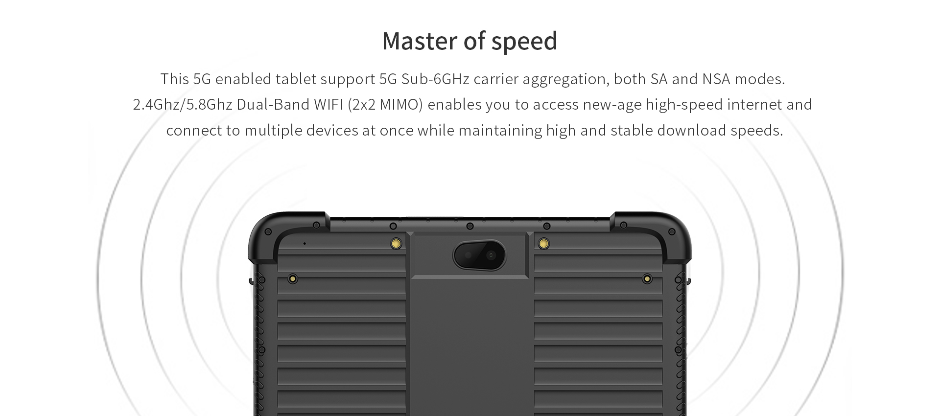 Upgrade Your Outdoor Work with this 8-Inch Rugged Android Tablet NFC 5G GPS and More