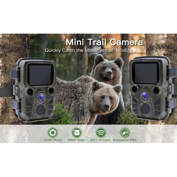 Infrared Mini Trail Camera Outdoor Hunting 4K HD 20MP 1080p