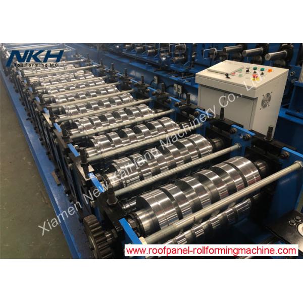 Roller Shutter Door Frame Roll Forming Machine / Steel Profile Making Machine