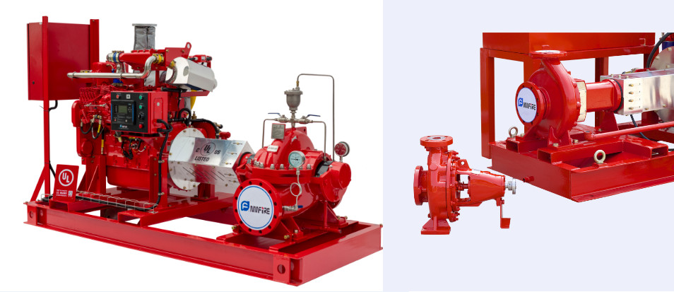 NFPA20 750USGPM 93PSI Horizontal End Suction Centrifugal Pump