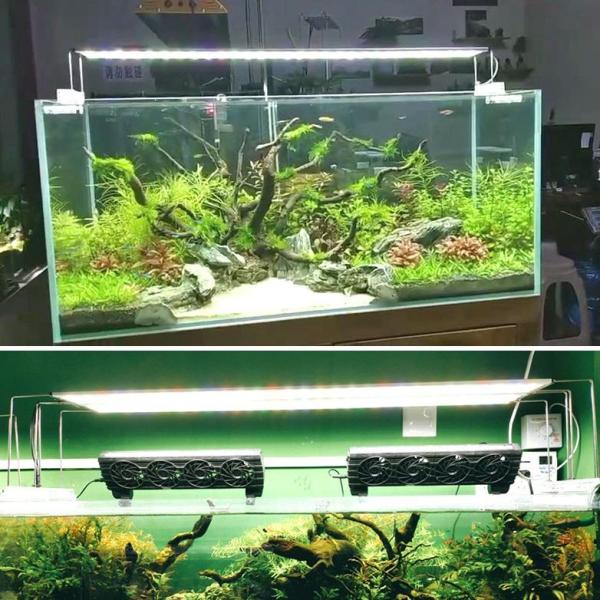 Quality 60W Aquarium LED Light Full Spectrum Coral Marine Landscaping Plant And Fish With Bracket for sale