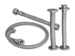 Quality 10mm Stainless Steel Flexible Hose With Cable Threading Protection Sleeve for sale