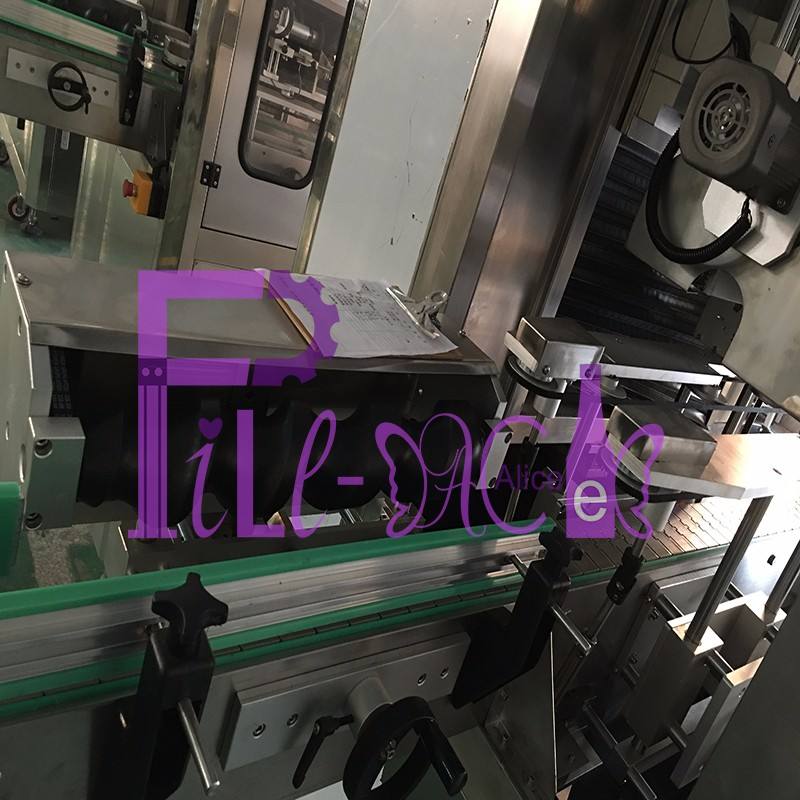 Double Head Stretch Sleeve Applicator Machine PLC Programmable Control