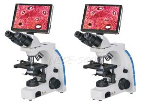 China Digital Camera Biological LCD Screen Microscope 1000X With 9.7 Inch LCD wholesale
