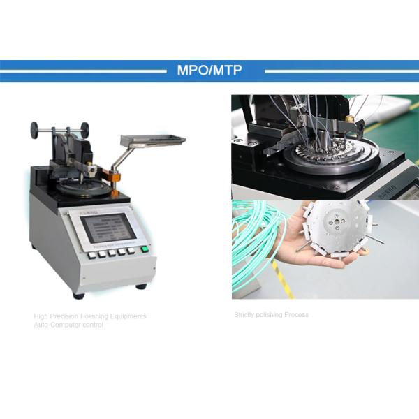 OM3 12F 3.0mm MPO Trunk Cable MPO Female to MPO Female 50 / 125μm With LSZH Aqua 10M Polarity B MPO Fiber Cable