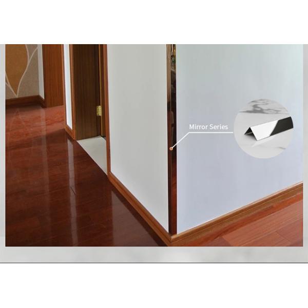 SS304 T Shaped 1mm 12mm Stainless Steel Tile Trim Mirror Rose Gold Decorative