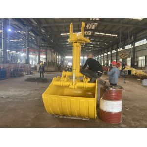 Customizable Loading Excavator Clamshell Bucket Large Capacity Materials