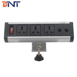 China multifuncional table top outlet socket power strip/office desk mounted power and data center on sale