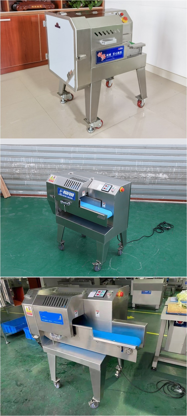 Cabbage Shredding Vegetable Cutting Machine Stainless Steel 750 * 480 * 890mm