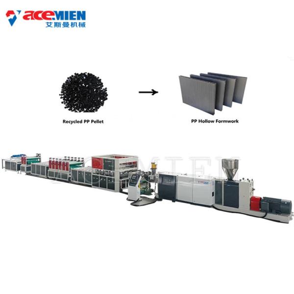 Quality PP Construction Formwork Extrusion Line , Building Concrete Formwork Sheet Extrusion Line for sale