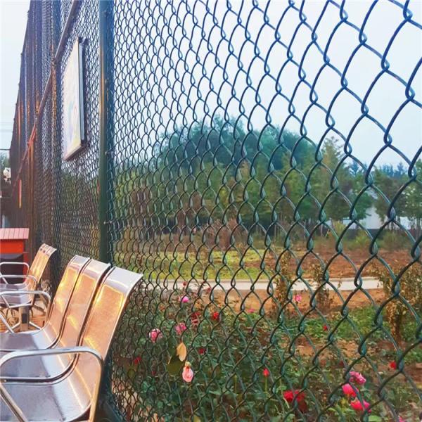 Galvanized 1.8mm Pvc Chain Link Fence For Park