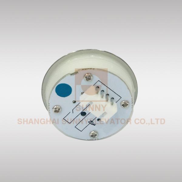 Stainless Plate Braille Elevator Buttons Φ44x18.5mm 50MA Elevator Push Button