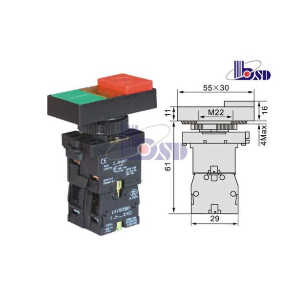 LAY5（XB2）-EW8465 spring return flat button push button swithes