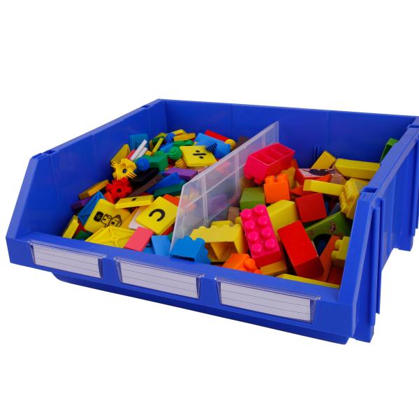 PP Plastic Shelf Bin Shelving Hanging Organizer Box 420x370x175mm Workbench Divider