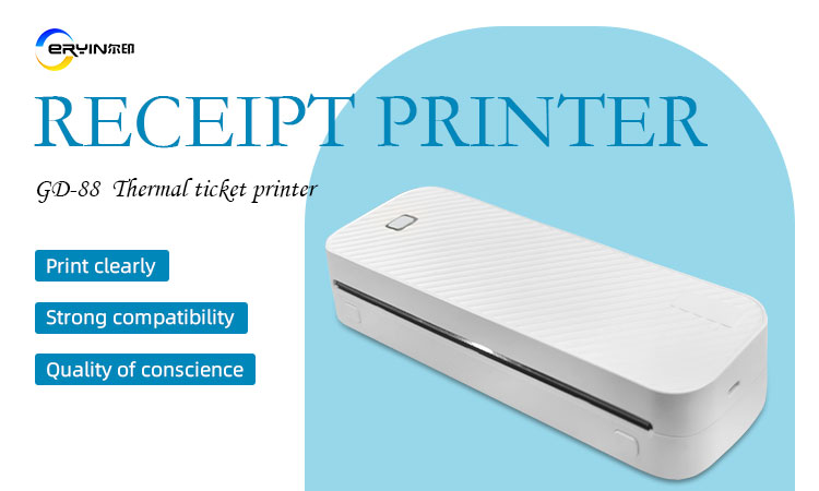 NO Color Print Speed Handheld Mini Portable Usb Thermal Printer Max Paper Size 210mm