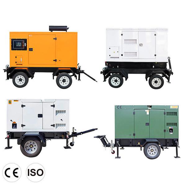 Diesel Engine Generator Set Rated Current 3.6A-3600A Construction Sites Trailer Mobile Silent Generator Diesel