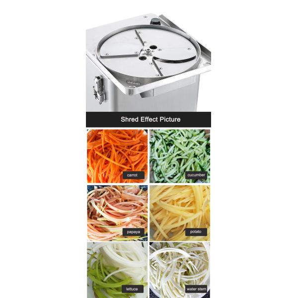 Professional Electric Vegetable Fruit Cutter with Durable Stainless Steel Construction