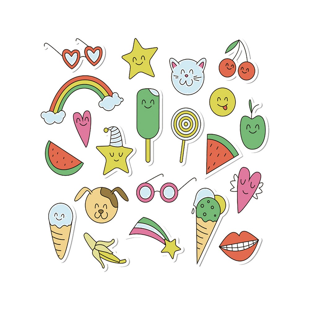 Cute SGS Hot Stamping Body Tattoo Sticker For Kids