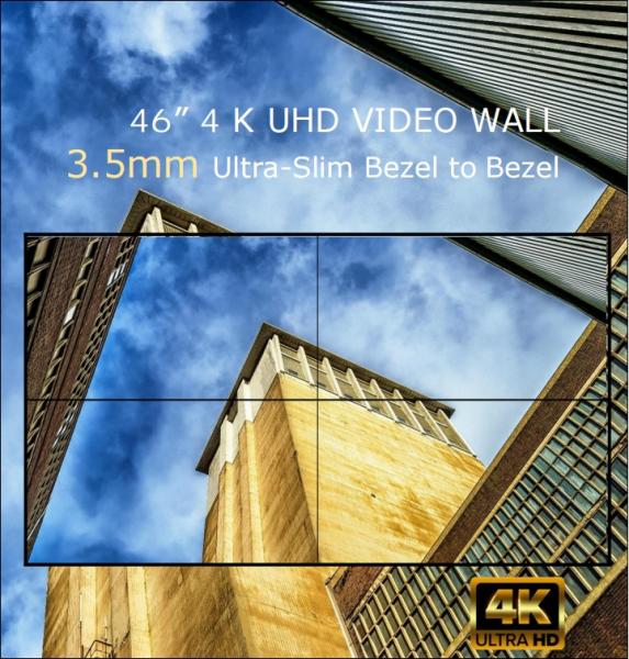 Remote Control LCD Video Wall Display Panels For Outdoor Advertising