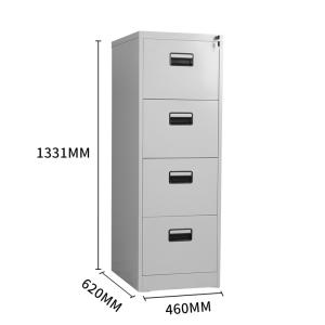 China 4 Drawers Letter File Full Suspension Filing Cabinet With Lock on sale