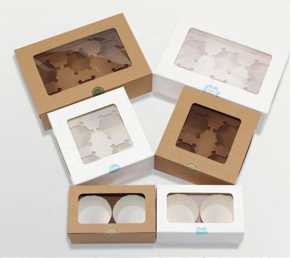 Quality Custom Cardboard Display Boxes Green Environmental Safety Material cake box for sale