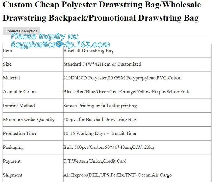 Cheap Custom Wholesale Promotion Canvas Cotton Drawstring Bag, Waterproof Mini Nylon Polyester Drawstring Bag bagplastic