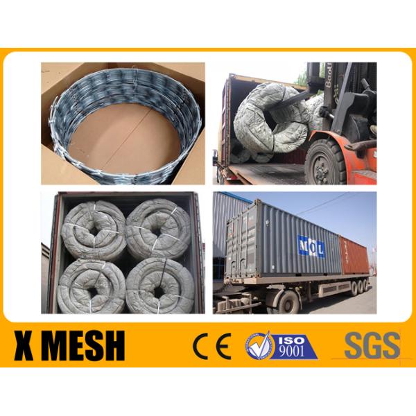 BTO 10 Type Razor Wire With Hot Galvanized High Grade Security For itary Fields