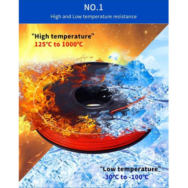 26awg High Temp Fiberglass Insulated Wire ul3122 nickel plated copper wire for sensor